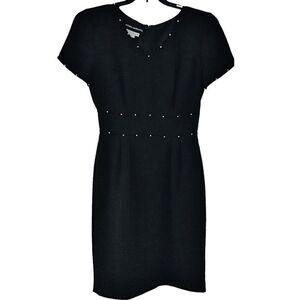 Donna Morgan Women’s Little Black Dress Cocktail Party Sequined Size 8